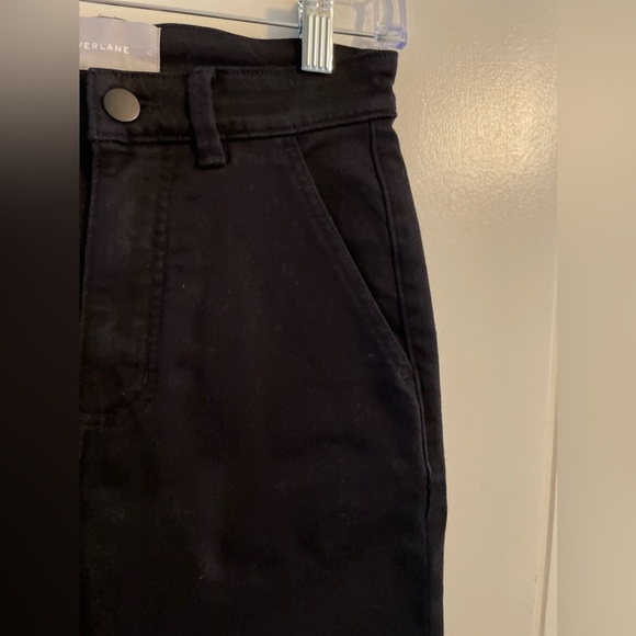 Everlane Straight Leg Crop Jeans Black Size 0 Short - Picture 8 of 11
